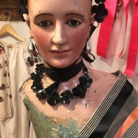 Lady with Black Beads